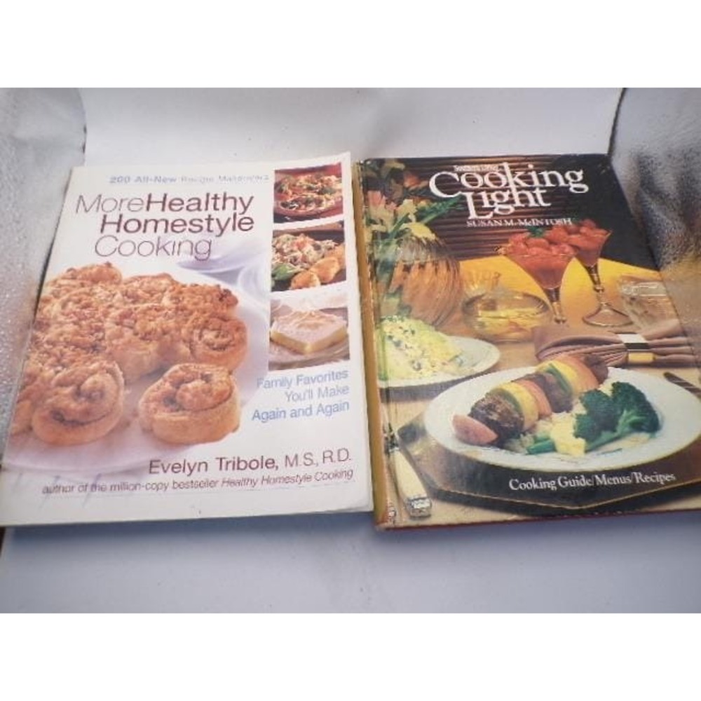 2 Healthy Cookbooks More Healthy Homestyle Cooking & Southern Living Cooking Lig
